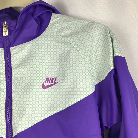 Nike Jackets & Blazers - NWOT Nike Windbreaker Purple Girls XL C06 {C06}